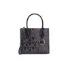 New Cow Leather Small Square Bag Daphne Bag Shoulder Bag Crossbody Bag Women's Brown & Black 35F1GM9M2B-BROWN/BLACK