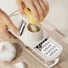 Овощерезка 3-в-1, терка, из нержавеющей стали, кухонный комбайн для нарезки, машина для нарезки с защитой для рук, жульен, пюре