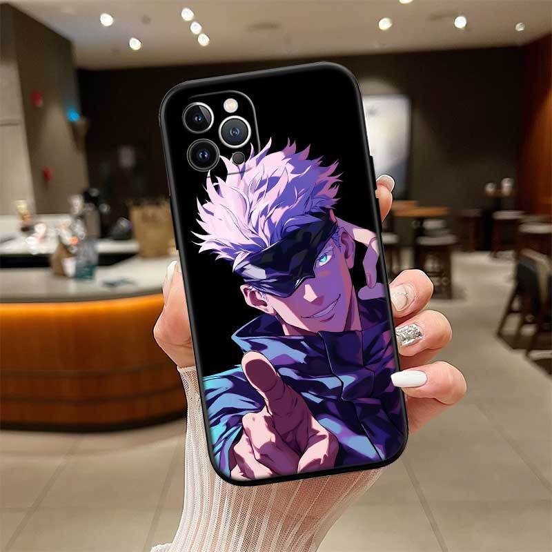 Чехол для телефона Аниме Годжо Jujutsu Kaisen для Redmi Note 12 12S 12C 13 13C 13R 14 14S 14R 14C 11A 13X A3 A3X A4 A5 Pro Max Plus