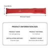 YHLOV1 Suede Car Logo Seat Gap Filler Seat Seam Leak-proof Plug Strip For Alfa Romeo GT Stelvio F1 Brera Volante Tonale Gloria Disco