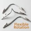 10Pcs Multifunctional Universal Crocodile Clip Adjustable Broken Incense Clip  Outdoor Camping