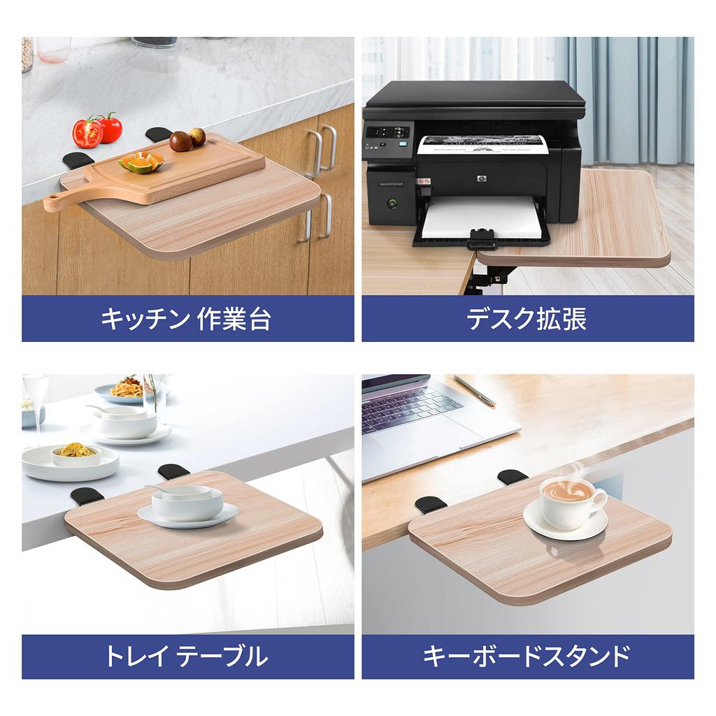 Desk Extender Super Stable Upgrade 3 WiViVi Foldable Desk Expansion Clamp Retrofit Keyboard Tray Extension Table Relieve Fatigue Easy To Install Elbow