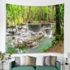 Природный Пейзаж Гобелен Красивый Тропический Лес Настенный Гобелен Хиппи Спальня Гостиная Колледж Общежитие Украшения Дома