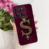 Чехол для Motorola Edge 60 Pro Силиконовый Роскошная Корона Буквы А-Я 2D Расписной Мягкий Корпус Для Motorola Edge 60Pro XT2507-1 Обложка