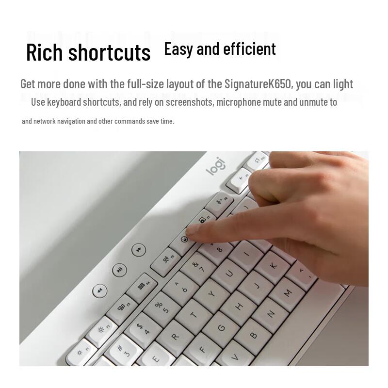 Logitech K650 Wireless Bluetooth Keyboard