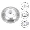 Glass Wok Cover Griddle Pot Lid Replacement Instapot Stainless Steel Combined Steamer