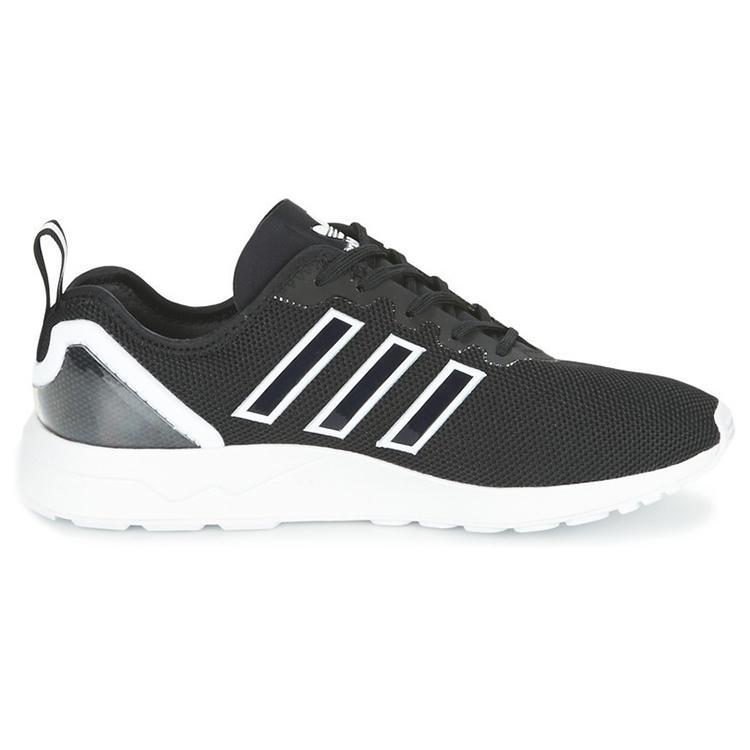 adidas Оригинальные Zx Flux Уютные износостойкие Беговые кроссовки Черные Унисекс 'Черный Белый' S79005