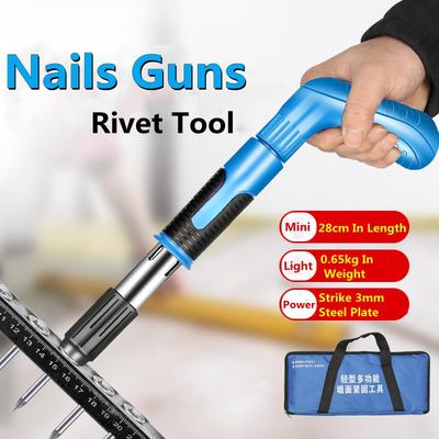 Мини Потолочный Настенный Анкер Устройство для Прокладки Пазов для Проводов Настенный Крепеж Металлообработка Заклепочники Инструмент Ручной Стальные Гвоздезабивные Пистолеты Заклепочный Инструмент Дом