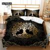 Nature Tree of Life Пододеяльник Микрофибра Mystery Gothic Постельное белье Экзотический кельтский узел Пододеяльник King Queen Для детей Взрослых