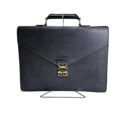 Сумка Epi Serviette Ambassador Business из кожи Epi черная M54412 Б/у