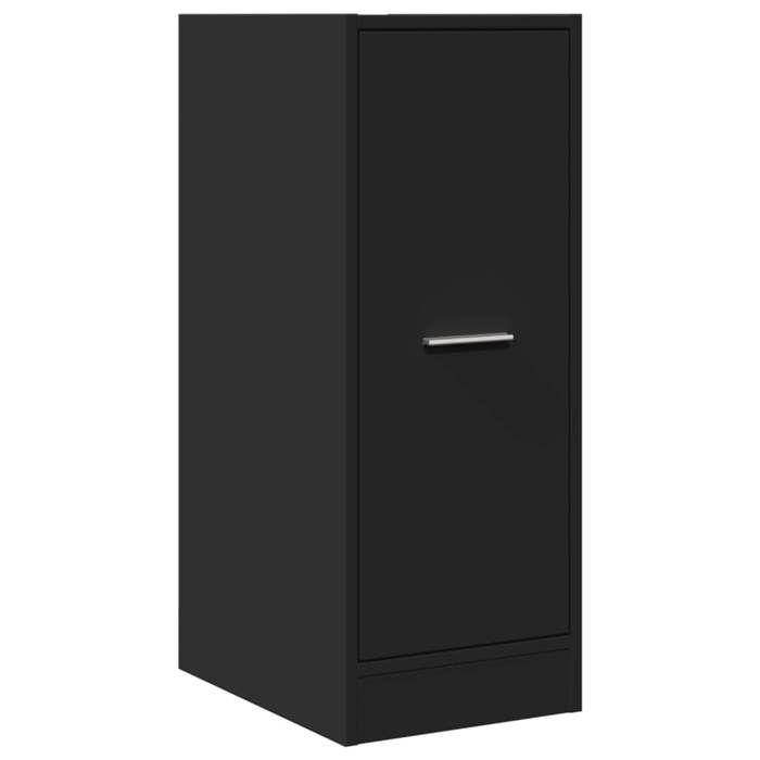 VidaXL Armoire d'apothicaire noir 30x41x77,5 cm bois d'ingénierie, coffre d'apothicaire, meuble d'apothicaire, coffre à 855152