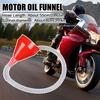Universal Car Refueling Funnel Detachable Hose Gasoline Plastic Filling Additive Motorcycle Truck Oil Oil Vehicle Engine Fu Z2t0