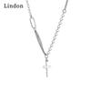 Женское ожерелье Lindon, кулон из медного сплава, циркон, модный подарок