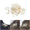 Многоцелевой свадебный гребень для волос с ручной работы, элегантными цветами и сверкающими стразами. Для повседневного использования, повседневной одежды.