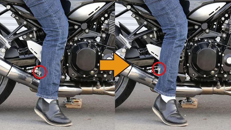 Kijima Z900RS/CAFE ('18-) Детали для велосипеда Кронштейн для смещения педалей Черный Левый