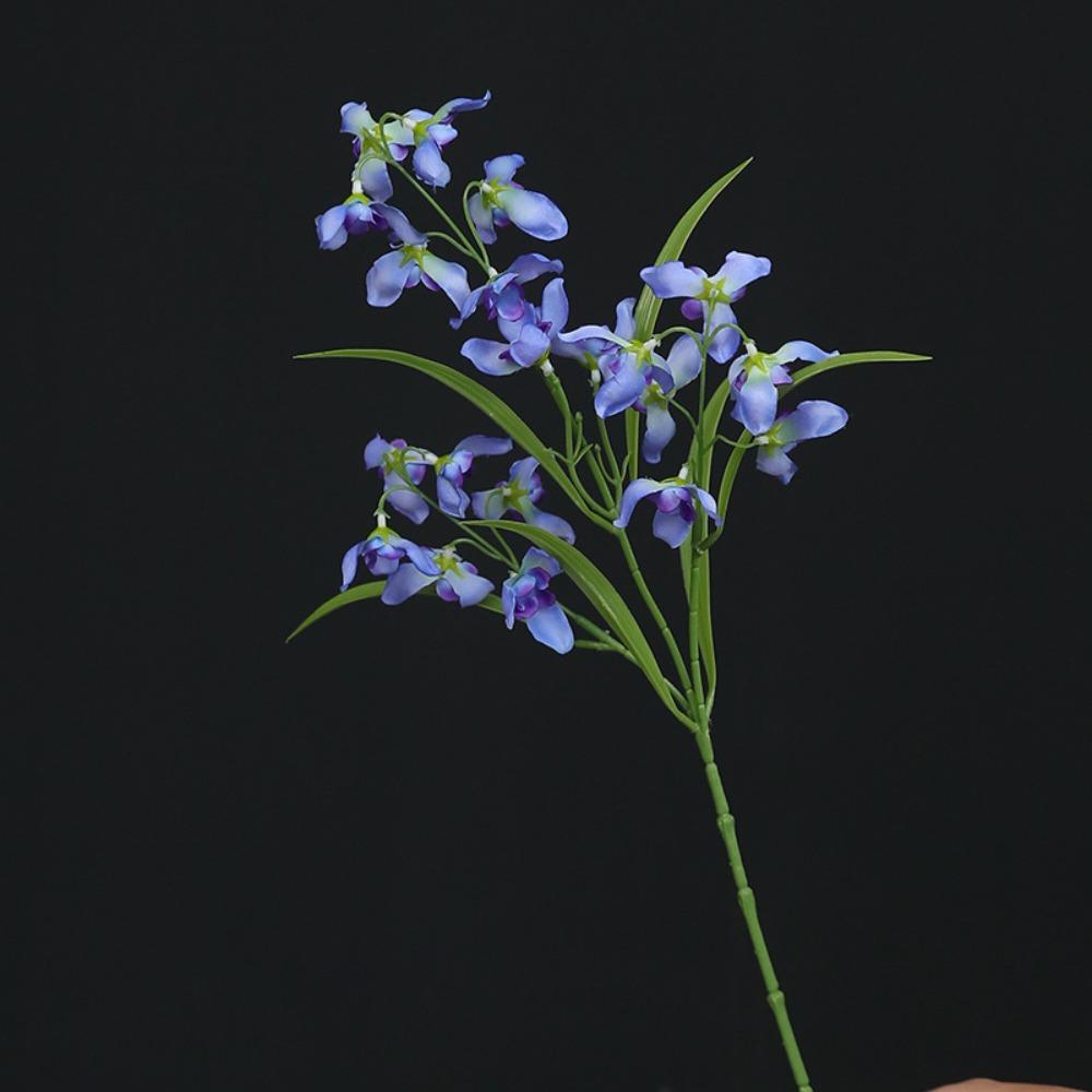 1pcs 50cm Flower Branches Simulation Flowers Multi-functional Artificial Orchid Photograph Props