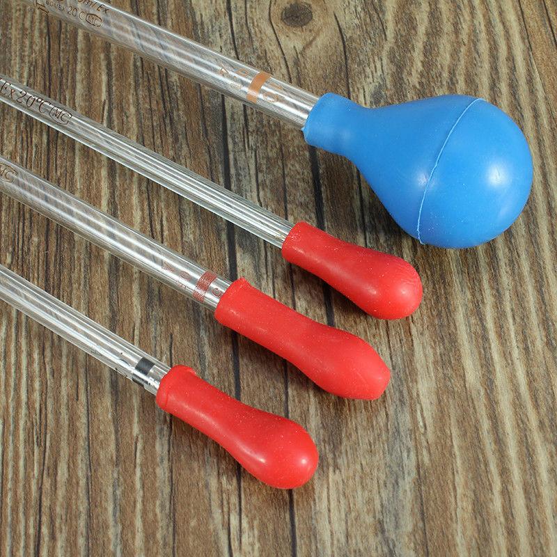 10 мл стеклянная градуированная пипетка-капельница лабораторные пипетки для переноса с резиновой головкой