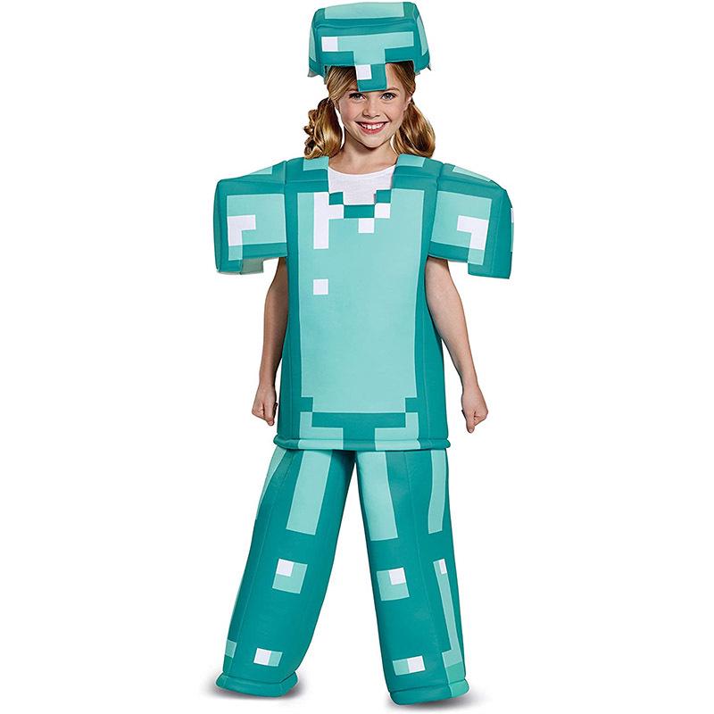 Костюм Алмазной Брони Хэллоуин для Детей Minecraft