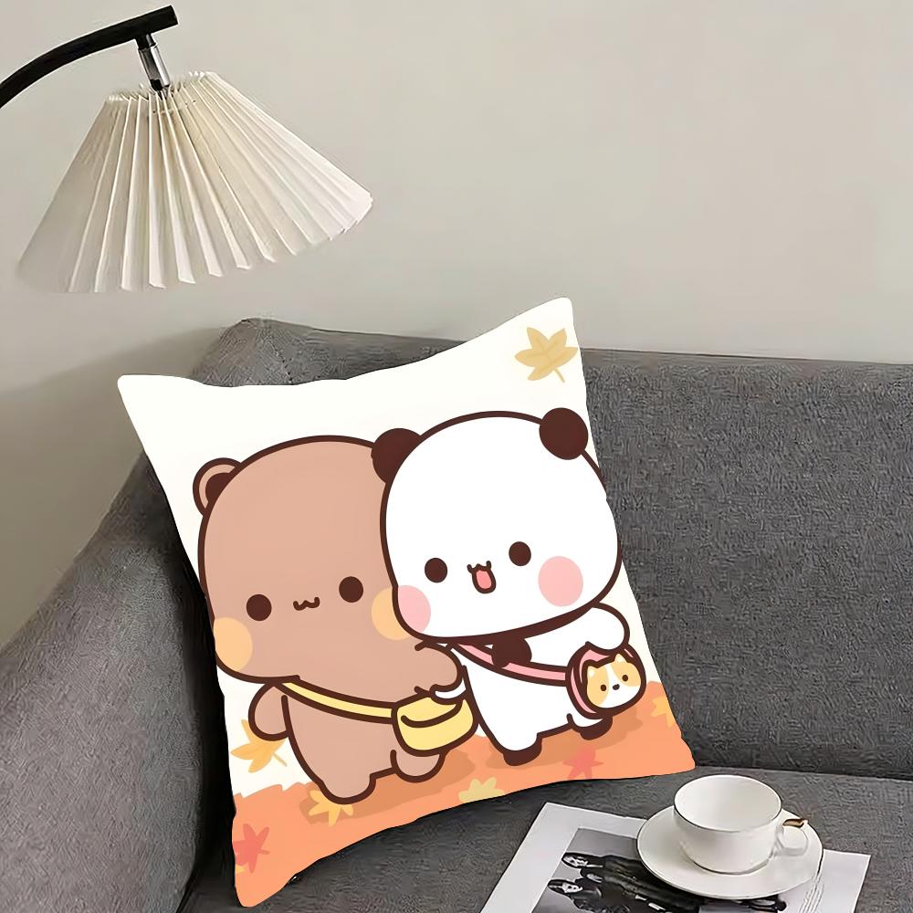 BBubu DubuU Cartoon Cushion Cover Pillowcase Ultra Soft Skin Friendly Fabric Cloud Like Comfort Concealed Zipper