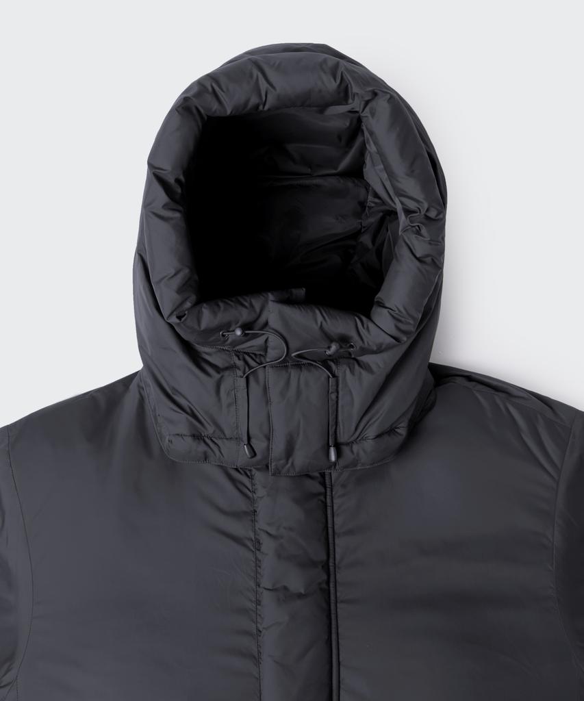 Musinsa Standard Non-Quilted Hooded Padded Jacket [Iron Grey]