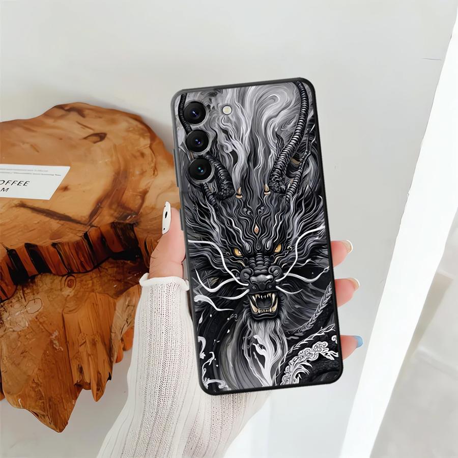 Крутой чехол-накладка с драконом для Samsung Galaxy A23 A52 A36 A05 A25 A16 A57 A15 A06 A37 A53 A17 A73 A51 A55 A50 A12 A41 A13 A70