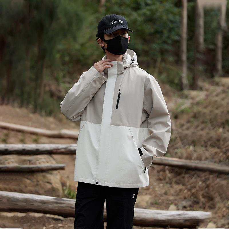 Куртки мужские осенние новые горные куртки мужские и женские в одном стиле разноцветные ветрозащитные куртки для альпинизма парные куртки модный бренд