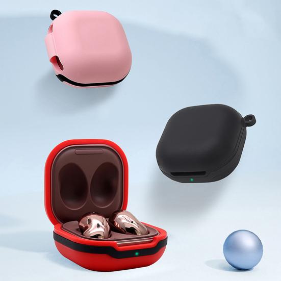 Чехол для наушников Противоударный мягкий силиконовый защитный чехол для беспроводной Bluetooth-совместимой гарнитуры для Samsung Galaxy?Бутоны 2/Live