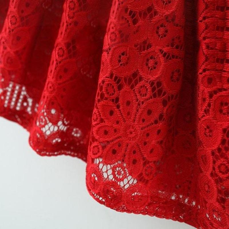 Весенне-осеннее платье для девочек, кружевная юбка принцессы, кукольный воротник, платья для малышей, детские юбки с цветочным рисунком, платье для дня рождения, детская одежда