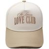 LOVE CLUB объемная вышивка цветовое сочетание кепка водителя грузовика мужская женская пара повседневная солнцезащитная бейсболка