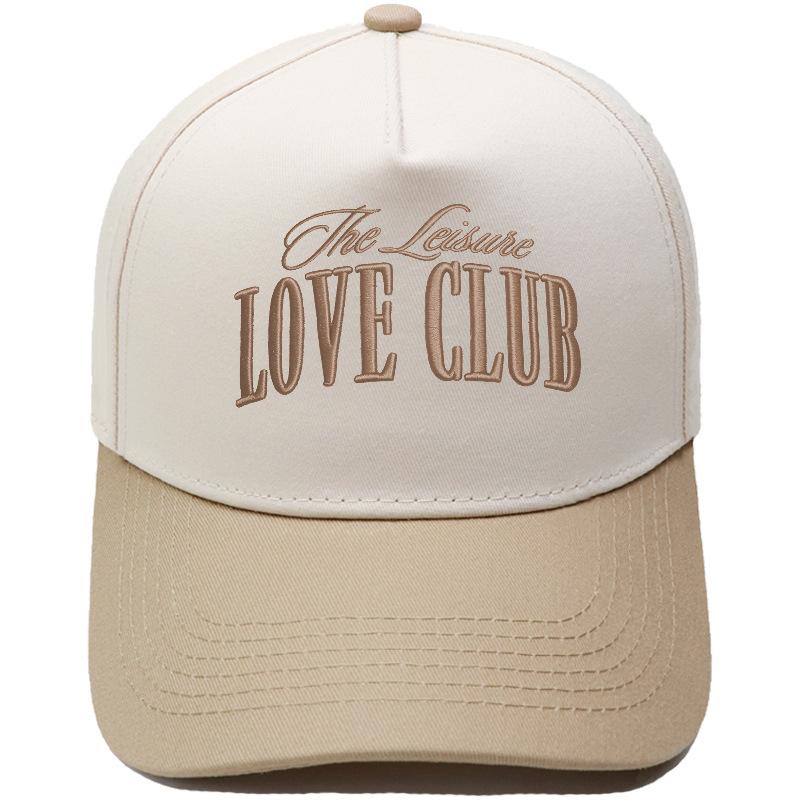 LOVE CLUB объемная вышивка цветовое сочетание кепка водителя грузовика мужская женская пара повседневная солнцезащитная бейсболка