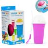 Quick Frozen Smoothies Cups Slushy Ice Cream Maker Milkshake Cooling Cup Silicone Squeeze Slushy Cup DIY Homemade Freeze Drinks