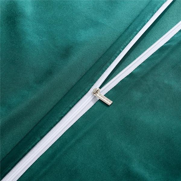 Летние шелковые простыни, однотонные атласные постельные принадлежности, шелковые пододеяльники, домашний текстиль, комплект постельного белья из 3 предметов