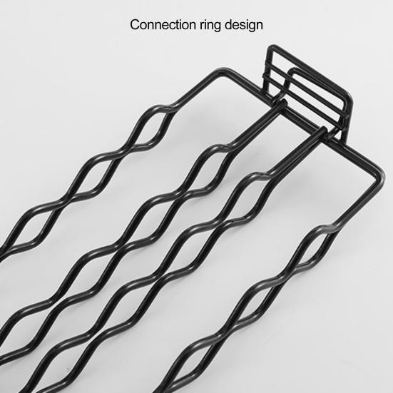 Клетка для барбекю с деревянной ручкой, полая конструкция, многоразовая, для кемпинга на открытом воздухе, для сосисок, мяса, овощей, сетка для барбекю, решетка KTY