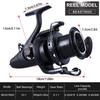 Carp Fishing Reel 9000 12+1BB Aluminum Spool Outdoor Sports Spinning Fishing Reel Freshwater Fishing