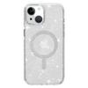 For iPhone 14/13 Phone Case Compatible with MagSafe Glitter PC+TPU Hybrid Shockproof Cover