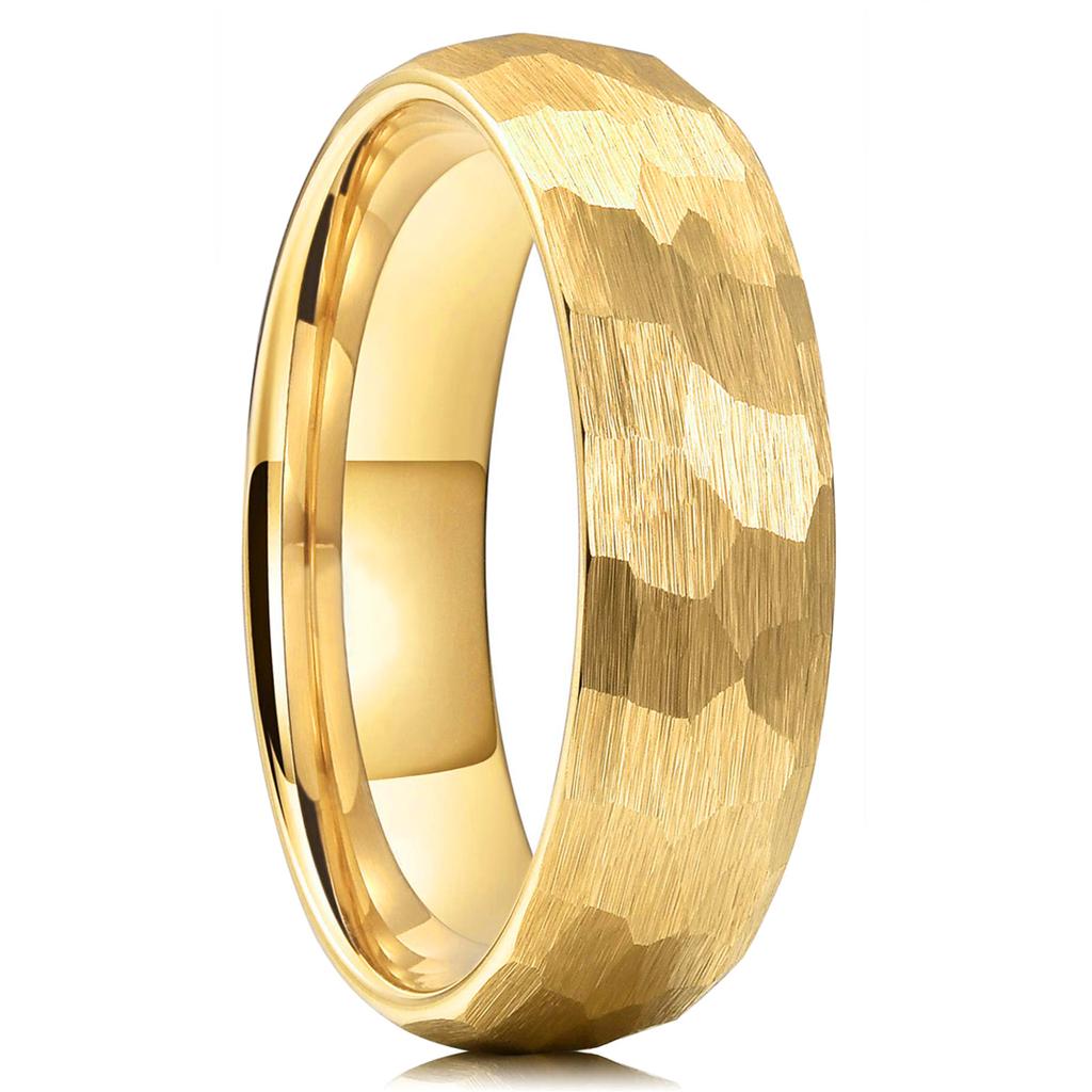 Молоток Многогранные Титановые Кольца Для Мужчин Женщин Черная Матовая Нержавеющая Сталь Парное Кольцо Свадебное Помолвочное Украшение