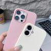 Однотонный силиконовый чехол для iPhone 16 Pro 15 Pro Max 14 Plus 13 12 11 Защита линзы Ударопрочный мягкий чехол из ТПУ