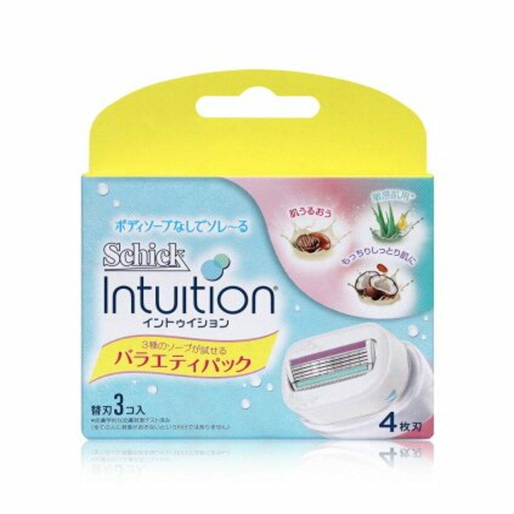 Schick Картриджи для бритв Intuition Variety (3 картриджа)