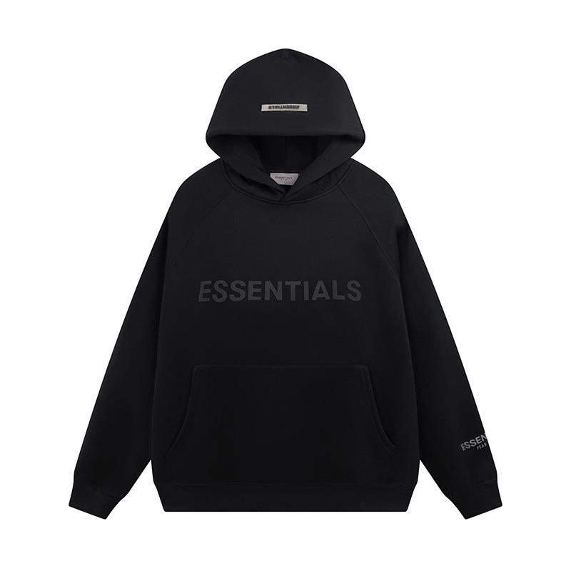 ESSENTIALS Унисекс Свободная Светоотражающая Толстовка с 3D-буквами