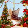 2D Акриловая Птица Украшение Стиль Морского Стекла Птица Подвесное Украшение Красная Птица Лазурная Птица Колибри Украшение для Рождественской Елки Праздничный Сувенир