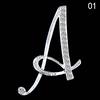 1PC Jewelry Brooch Charm 26 Letters Crystal Pins Decoration Rhinestone Classic AVE