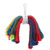 Жевательная игрушка для укуса попугая, хлопковая веревка, клетка для птиц, подвесные игрушки