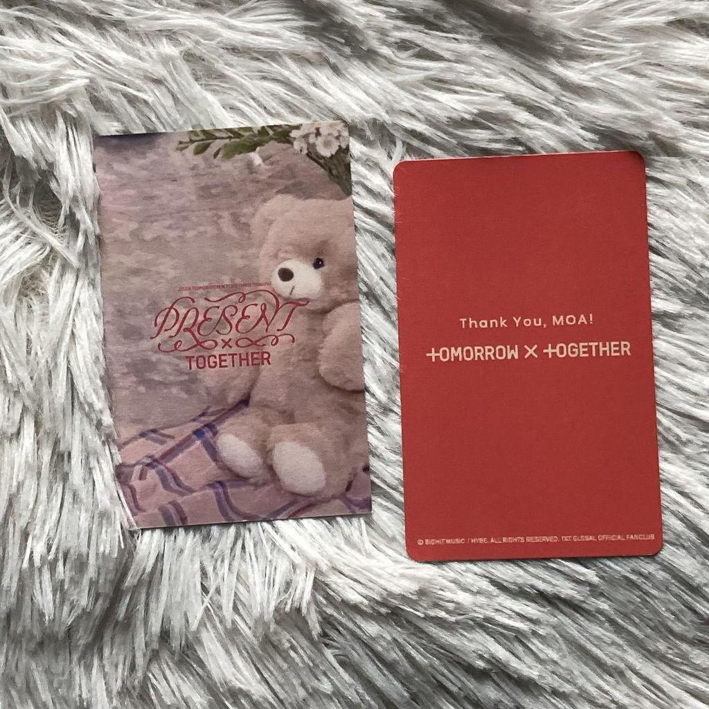 [USED] Japan Beomgyu TXT MOA ZONE FC Tuba Fan Meeting Trading Cards (2 pieces)