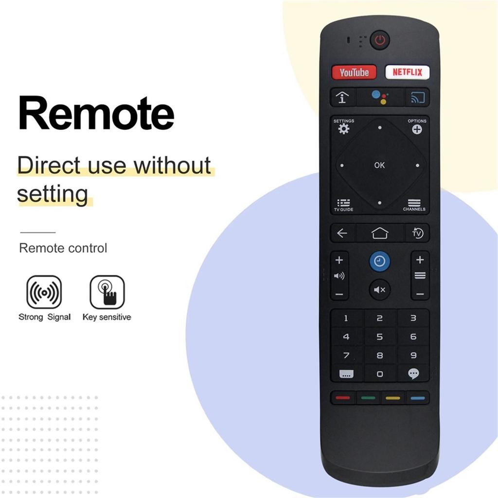 22AV2025B/00 For Philips TV Remote Control 10m Range Infrared Wireless Replacement Controller, No Voice Function