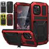 Shockproof Case for IPhone 15 14 13 Pro Max Full Case Heavy Duty Armor Metal Screen Protect Cover