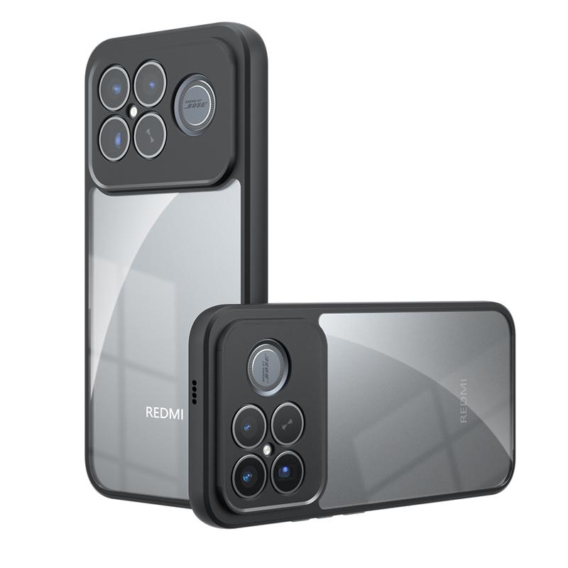 Для Xiaomi Redmi K90 Pro Max Чехол Противоударный Матовый На ощупь Кожа Матовый ПК+ТПУ Защита от отпечатков пальцев Прозрачная Крышка для K90 Pro Max