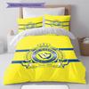 Al-Nassr Pattern Bedding,Quilt Set Quilt Cover Pillowcase Home Birthday Gift (1 * duvet cover + 2 * pillowcase, without core)