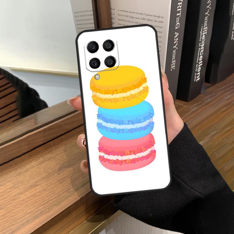 Десертное Мороженое Макарон Фуд Кейс Для Samsung Galaxy M56 M06 M16 M36 M52 M32 M12 M54 M34 M14 M35 M55 M15 M11 M31 M13 M53
