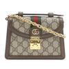 Сумка на плечо Ofidia 696180 Линия Sherry Mini ChainShoulder Коричневый Холст GG Supreme Женская Б/у