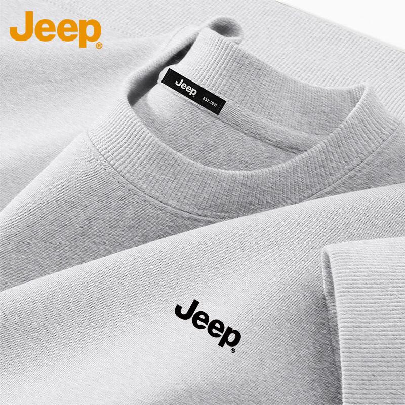 Jeep Американская толстовка с круглым вырезом